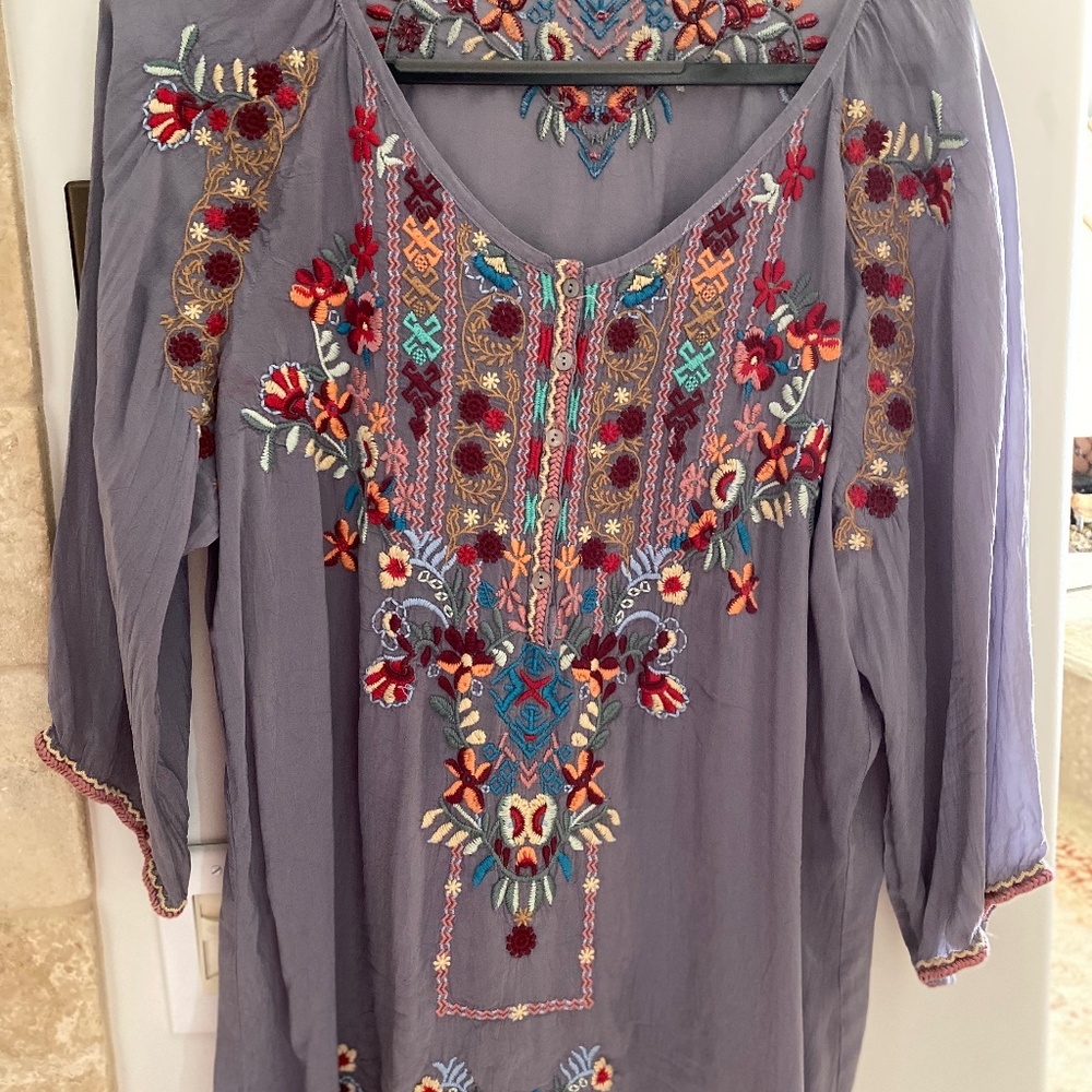 Johnny Was  Dolora tunic top